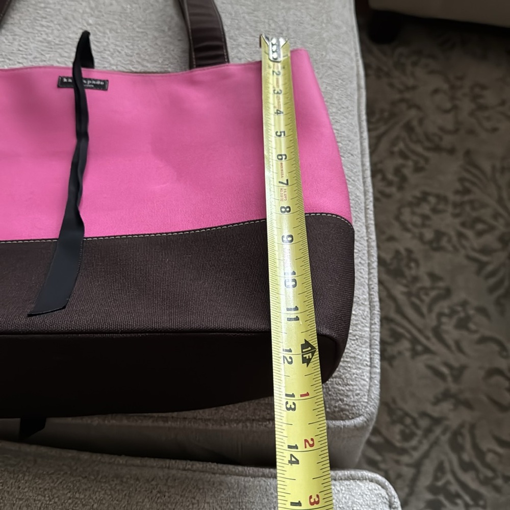 Kate Spade Pink and Brown Totes with Modern Design - Picture 9 of 10